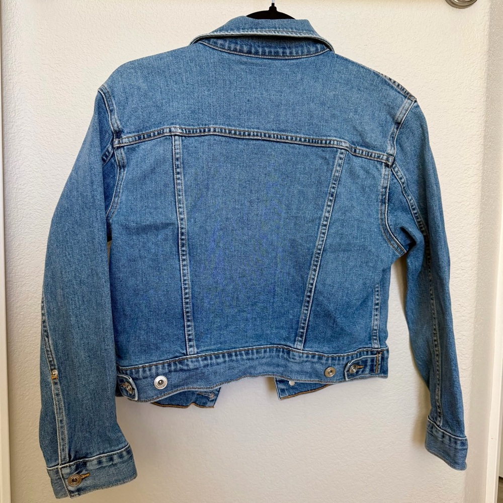 PSWL (Proenza Schouler White Label ) Light Blue Denim Jean Jacket (Size L) - Picture 6 of 6